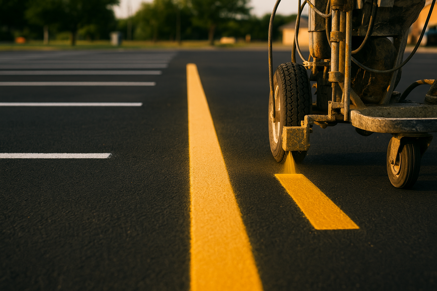 How Long Does Parking Lot Paint Take to Dry in Oklahoma? Fast Facts for Business Owners