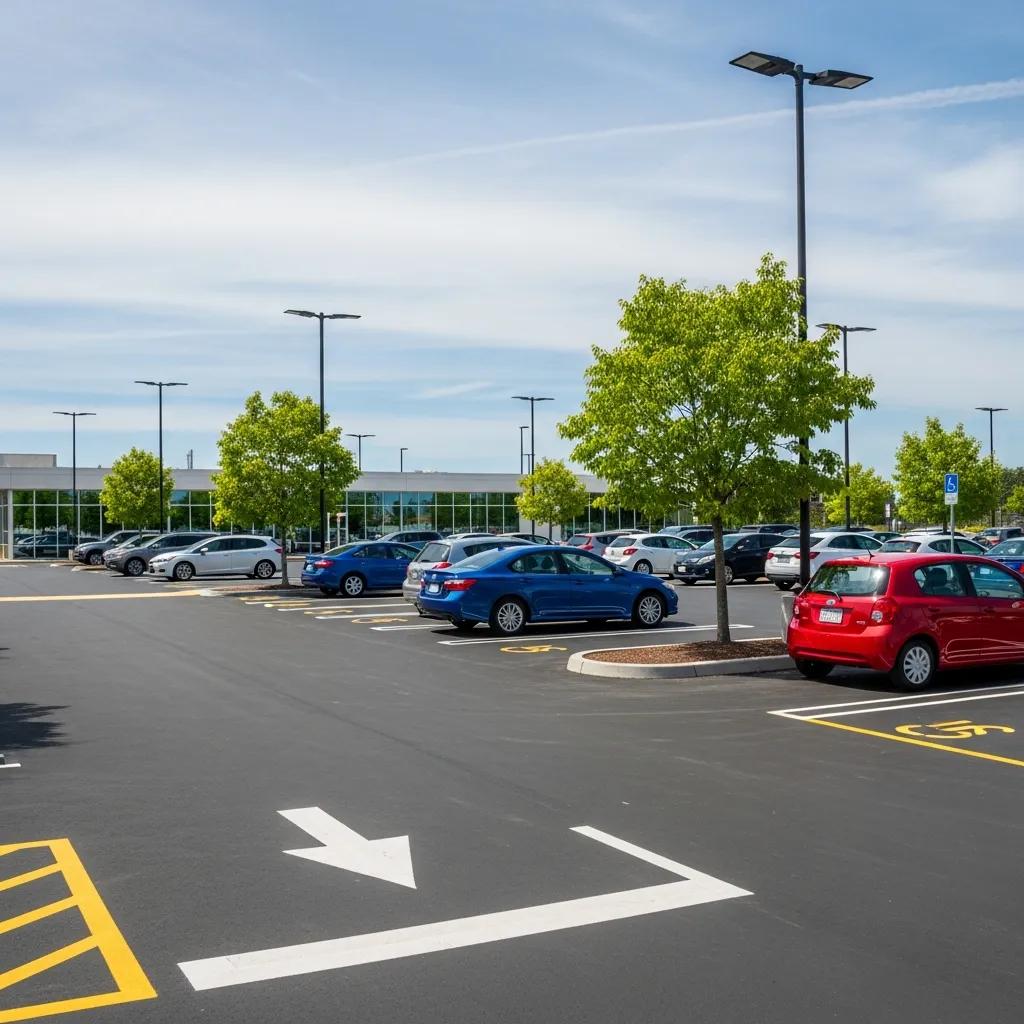 well-maintained-commercial-parking-lot-with-clear-striping-and-functional-lighting-df9513c8-821b-43fa-86d2-4361795589d9.webp Well-maintained commercial parking lot with clear striping and functional lighting